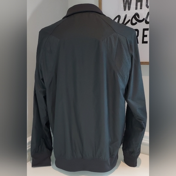 Nike Men's Collared Size XL Charcoal/Orange Wind Runner Jacet Pre-owned - Picture 8 of 10